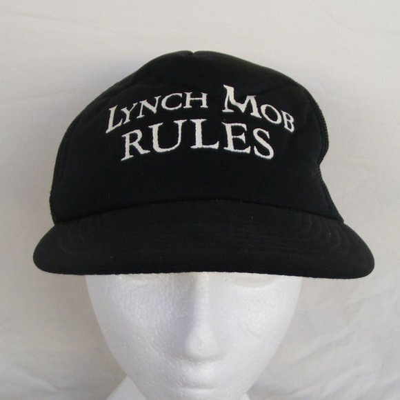 George LYNCH MOB RULES Cap, OS, Trucker, Black - Picture 1 of 10